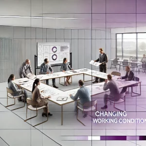 Lors d'un projet de changement des conditions du travail.